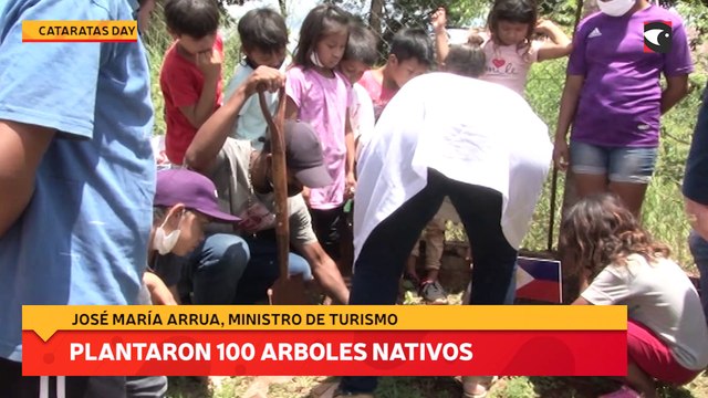 Plantaron 100 arboles nativos