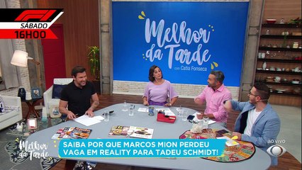 Cogitado para comandar o BBB 22, Marcos Mion perde o posto para o apresentador do Fantástico.