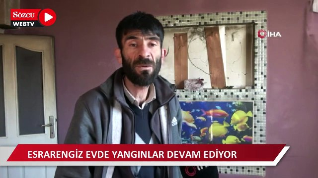 Esrarengiz evde yangınlar devam ediyor: 16 günde 17 kez yandı