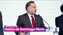 López Obrador no descarta que Santiago Nieto ocupe otro cargo en el gobierno