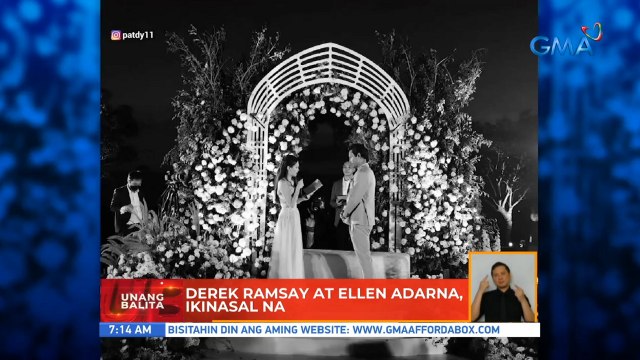 Derek Ramsay at Ellen Adarna, ikinasal na | UB