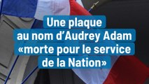 Le nom d'Audrey Adam inscrit sur le monument aux morts de Mergey