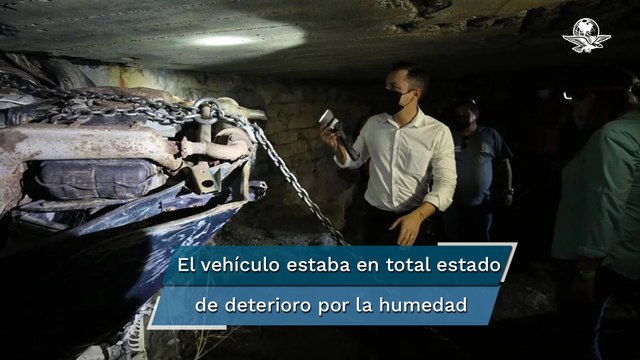 Hallan vocho en el drenaje de Monterrey, Nuevo León