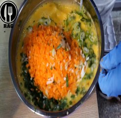 Tortilla Gigante de Huevos Enrollados Coreano