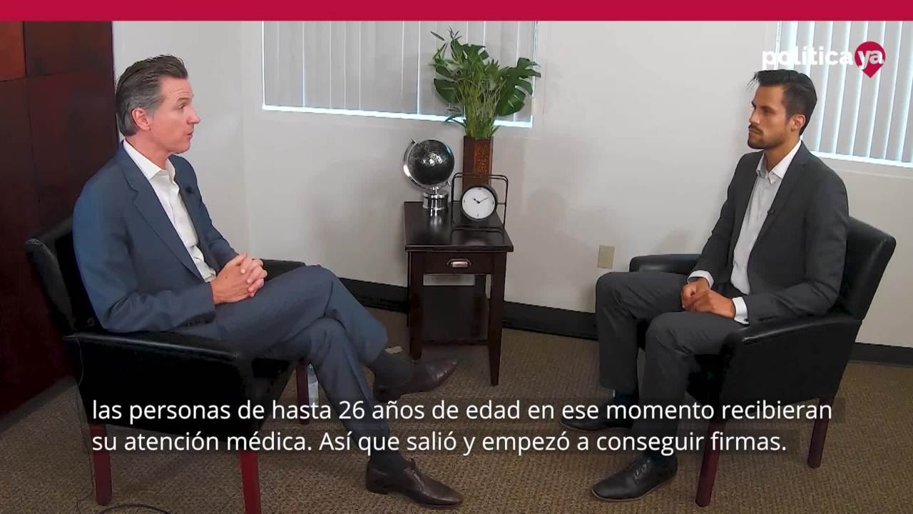 Gavin Newsom InterviewPrimeraPregunta