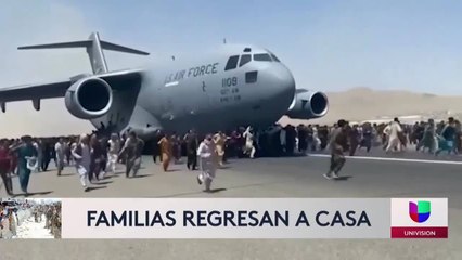 Familias de San Diego rescatadas en Afganistan regresan a casa