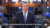 O presidente Bolsonaro afirmou que vai prorrogar a desoneração da folha de pagamento de 17 setores da economia por dois anos.