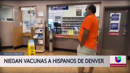 Niegan vacuna a inmigrante