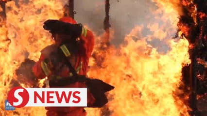 Fresh firefighter recruits face fear of fire in NE China