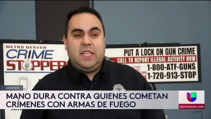 Denver advierte mano dura contra quienes cometan crímenes con armas de fuego