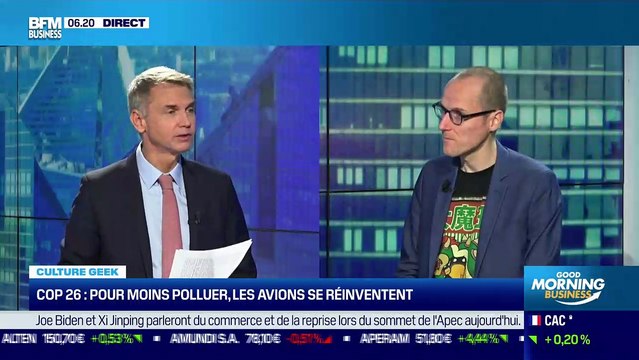 Culture Geek: COP26, les avions se réinventent pour moins polluer, par Anthony Morel - 12/11