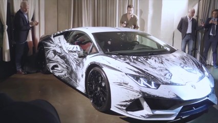 Lamborghini Huracán EVO interpretata dall’artista Paolo Troilo