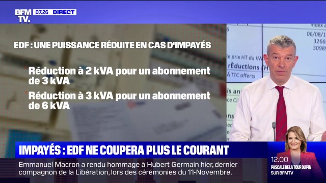 EDF ne coupera plus l'électricité en cas de facture impayée