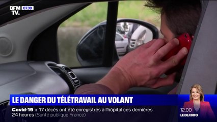 Télétravail: 73% des automobilistes consultent leur téléphone au volant, selon une étude