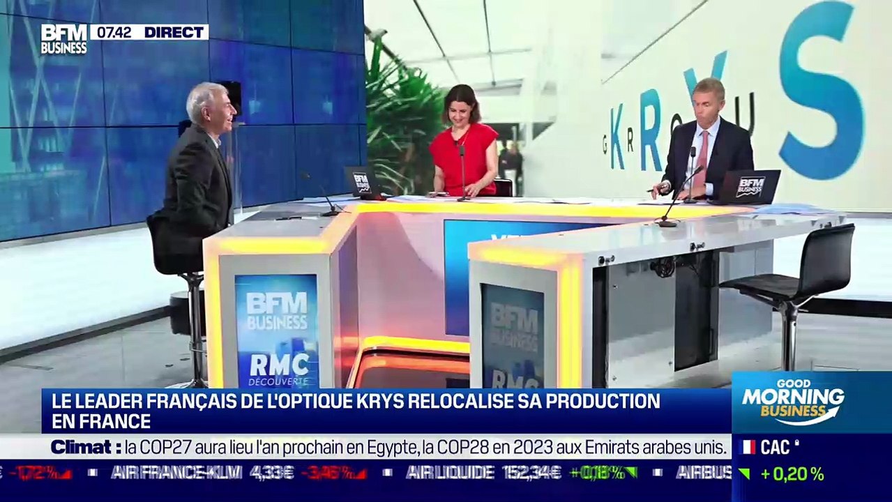 Jean-Pierre Champion (Krys Group): Le leader de l'optique Krys relocalise sa production en France - 12/11