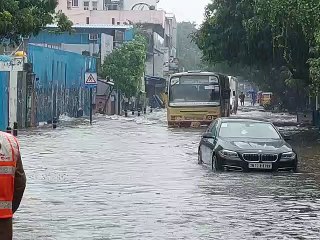Heavy rain in Chennai