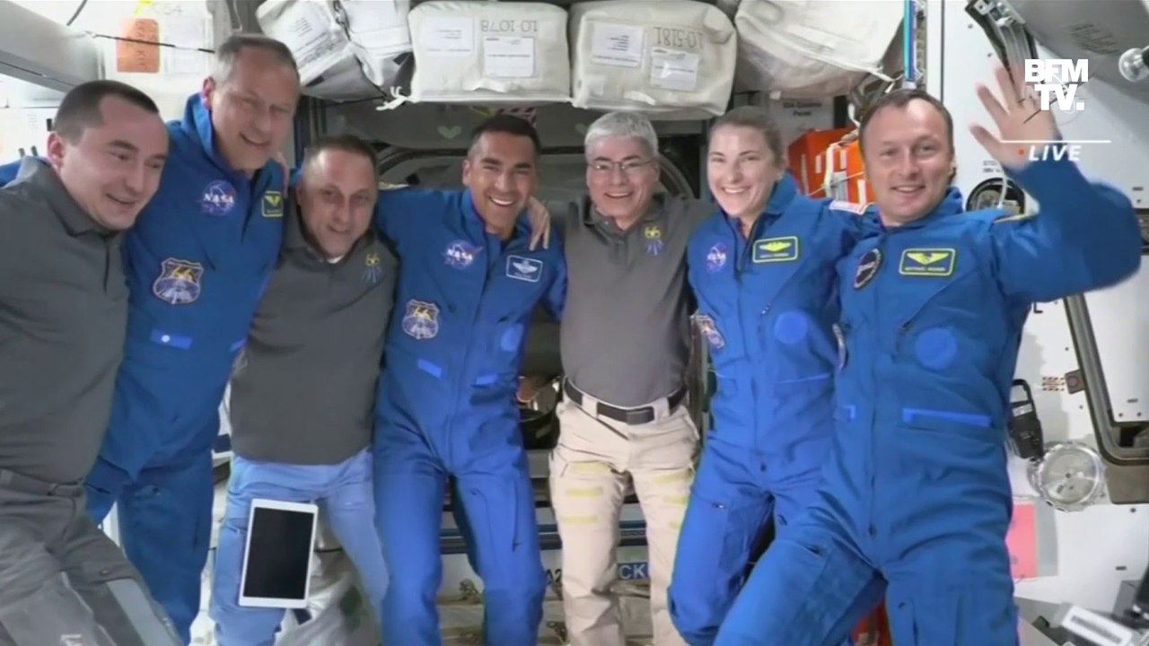 Les quatre astronautes qui succèdent à l'équipe de Thomas Pesquet sont arrivés dans l'ISS