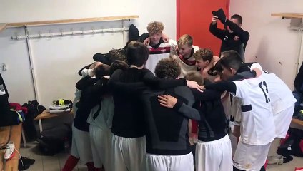 LE "VICTORY SONG" DES U15.B APRES LEUR SUCCES LYON MENIVAL