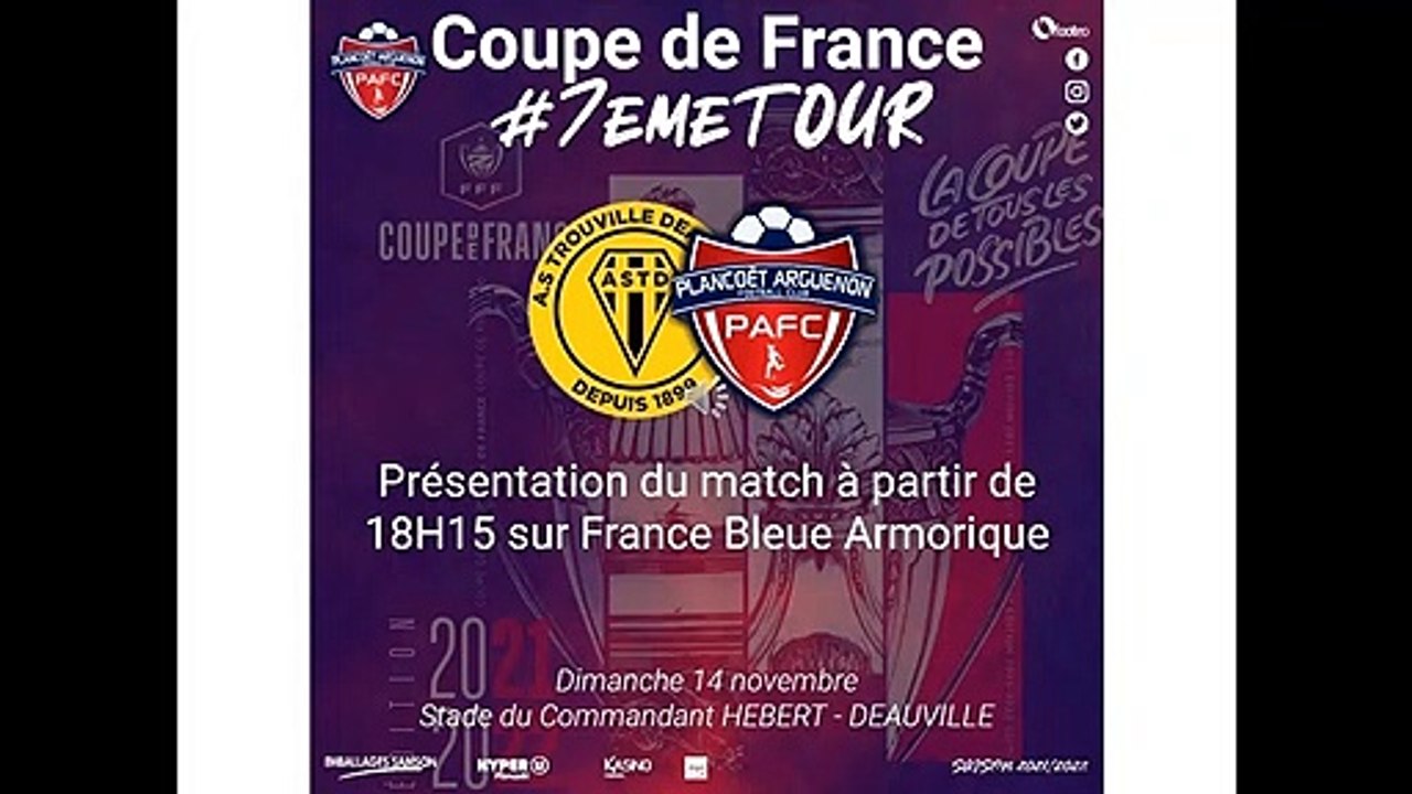 Coupe de France : Interview d'Eddy BERTIN (Président) sur France Bleue Armorique