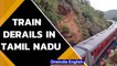Karnataka train derails after boulders fall on it, route closed | Oneindia News