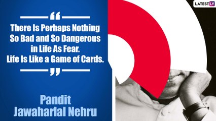 Happy Children’s Day 2021: Motivational Quotes by Pandit Jawaharlal Nehru To Share With Students