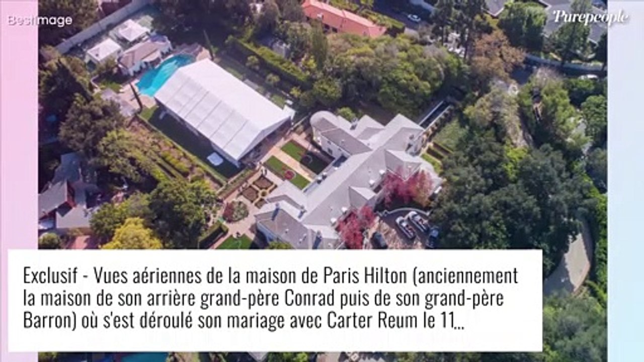 Paris Hilton s'est mariée ! Première photo de son fastueux mariage avec Carter Reum