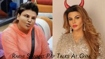 Rakhi Sawant Pap Talks At Gym