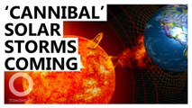 Scientists Say ‘Cannibal’ Solar Storms Heading Toward Earth