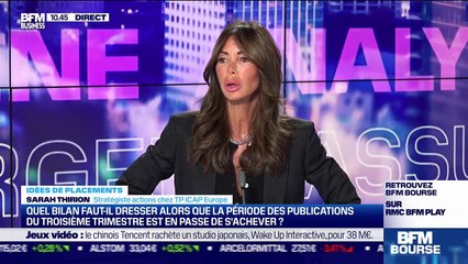 Télécharger la video: Idée de placements: Quel bilan faut-il dresser alors que la période des publications du troisième trimestre est en passe de s'achever ? - 12/11