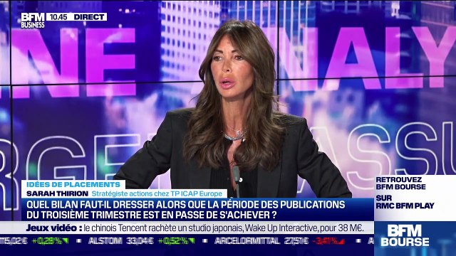 Idée de placements: Quel bilan faut-il dresser alors que la période des publications du troisième trimestre est en passe de s'achever ? - 12/11