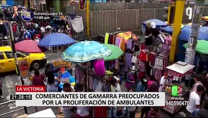 Gamarra y Mesa Redonda: protestan por riesgo de fracaso de campaña navideña por ambulantes