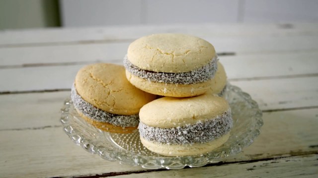 Ligeros y dulces alfajores de maicena