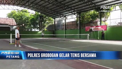 Polres Grobogan Gelar Tenis Lapangan Bersama