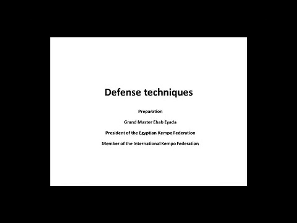 Defense techniques BLOCK  Or  Parrying