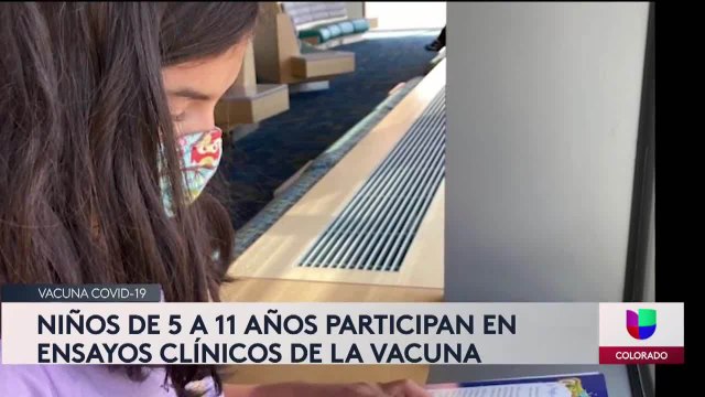 Niños de cinco a once años participan en ensayos clínicos de la vacuna
