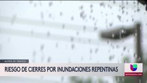 Riesgo de cierres por inundaciones repentinas en Colorado