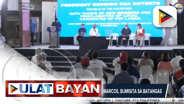 Presidential aspirants, patuloy sa pagbisita sa iba't ibang lugar; Sen. Lacson, umalma sa umano'y harassment ng mga pulis Maynila sa LACSON-SOTTO supporters