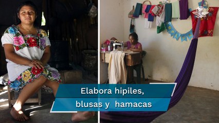 Gabriela: más de cuatro décadas entre hipiles y costura
