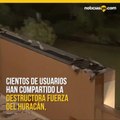 VIDEO: Fuertes imágenes de la desvastación por el paso del huracán Laura