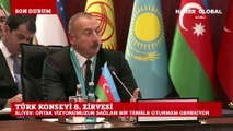 Cumhurbaşkanı Erdoğan ve İlham Aliyev'den Türk Konseyi Zirvesi'nde açıklamalar