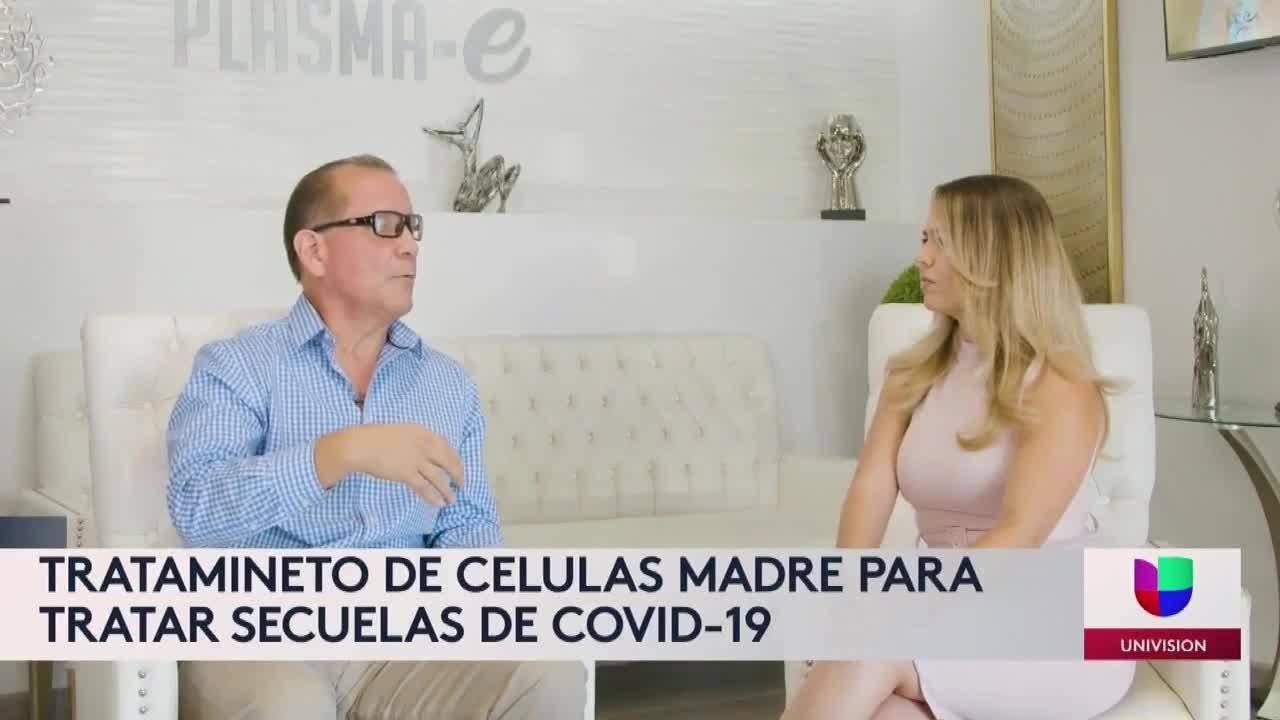 Celulas Madre tratan secuelas de Covid