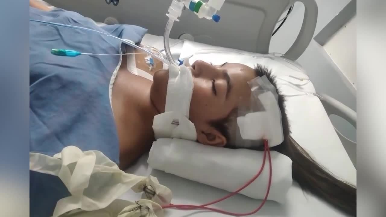 Adolescente lucha por su vida