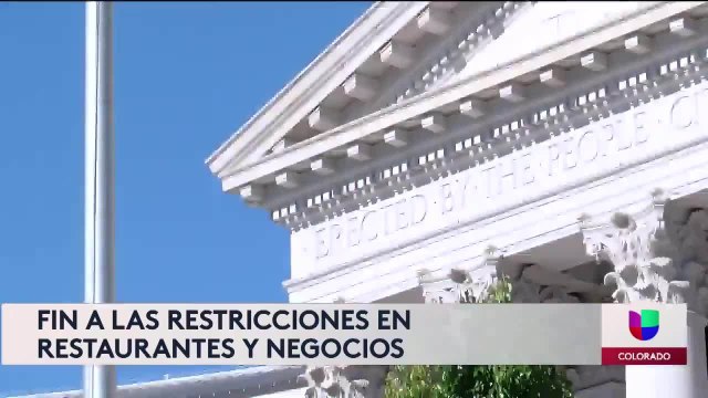 Fin a las restricciones en restaurantes y negocios