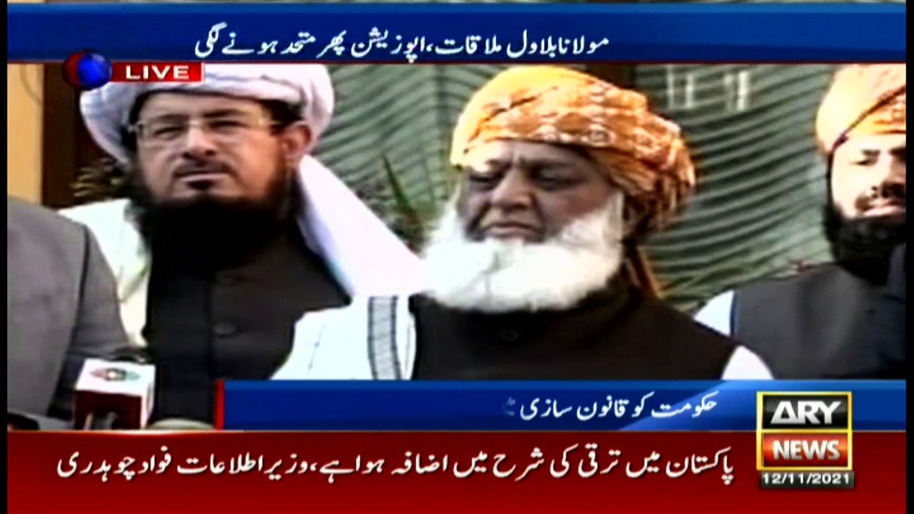ARY News | Bulletin | 6 PM | 12 November 2021