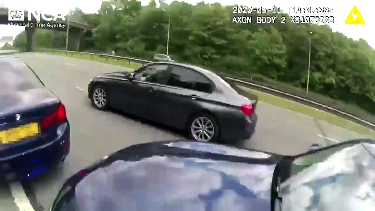 NCA footage of Wayne Simmonds' arrest