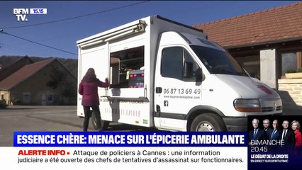Dans le Haut Doubs, une épicerie ambulante menacée par la montée des prix de l'essence