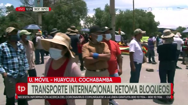 Transporte Pesado Internacional bloquea la avenida Blanco Galindo, asegura que no recibieron invitación al diálogo del Gobierno