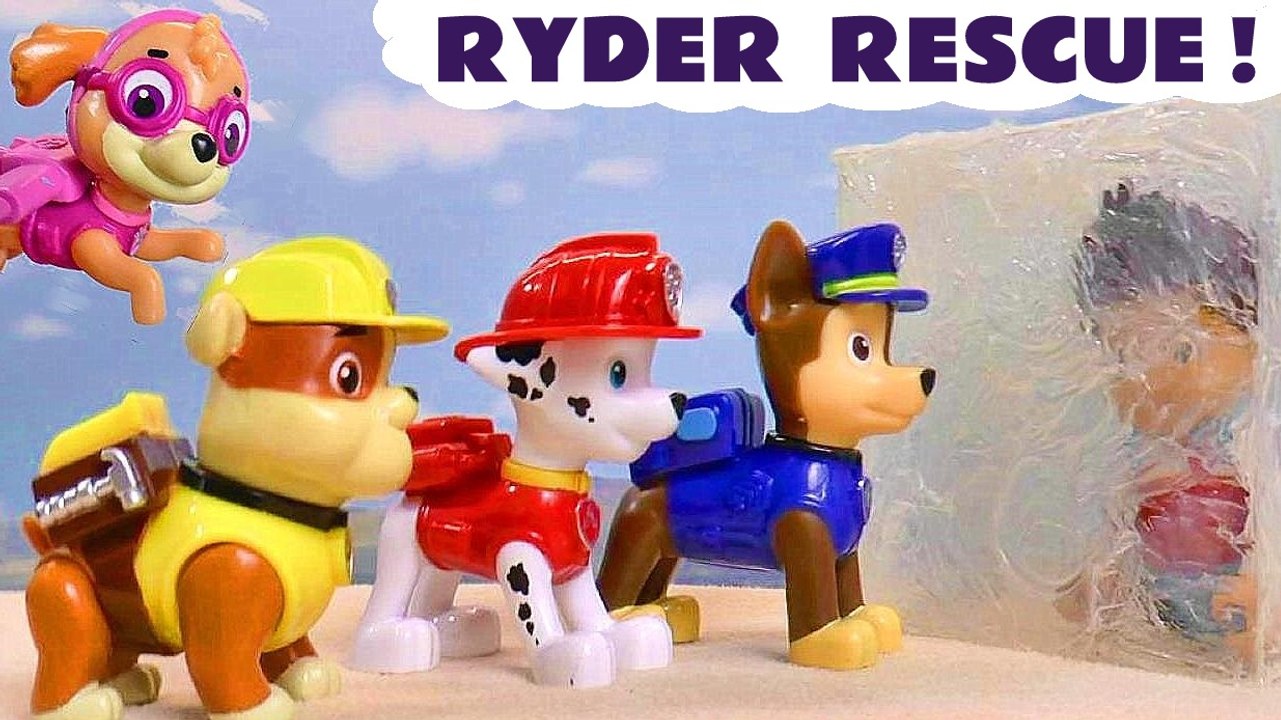 Paw Patrol Mighty Pups Ryder Rescue Toys with the Funny Funlings plus Thomas and Friends in this Stop Motion Toys Family Friendly Full Episode Video for Kids by Toy Trains 4U