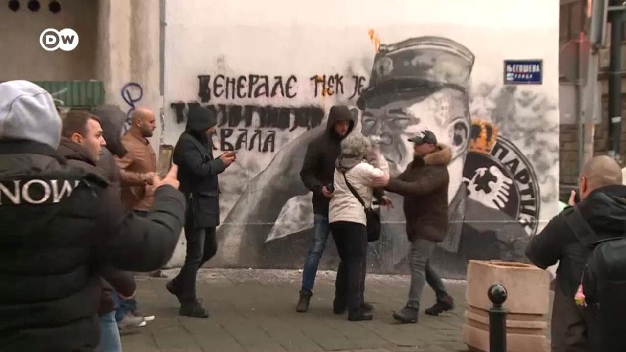 Serbien: Der Staat schützt Mladic-Graffiti