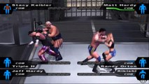 Here Comes the Pain Stacy Keibler vs Randy Orton vs Triple H vs Rikishi vs Matt Hardy vs Jeff Hardy